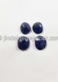 Blue Sapphire Rose Cut Slices